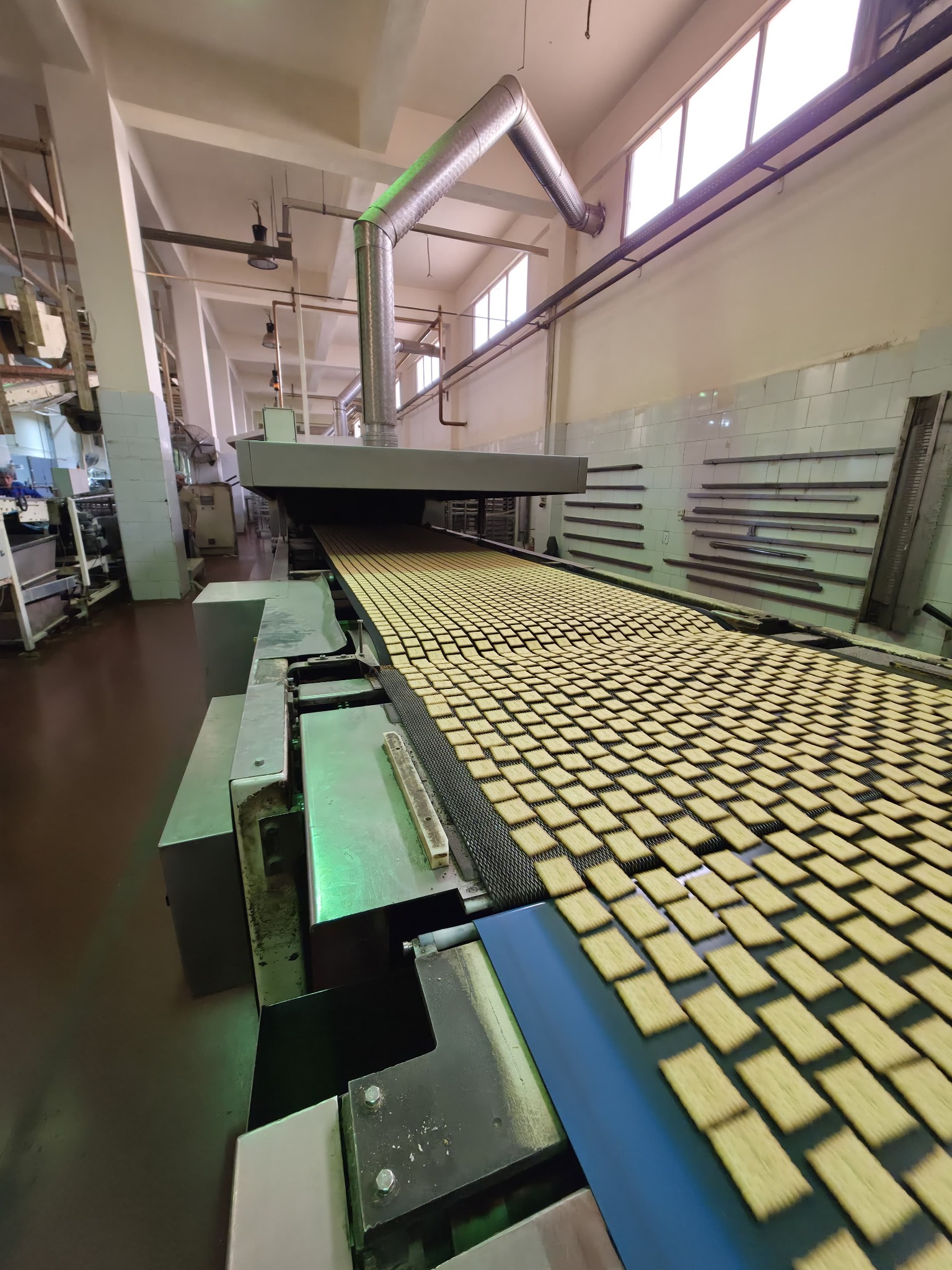 Biscuit baking production line